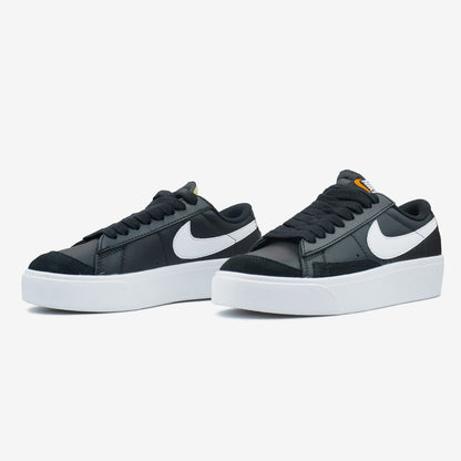 Nike Blazer Low Platform Black White