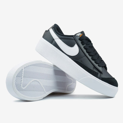 Nike Blazer Low Platform Black White