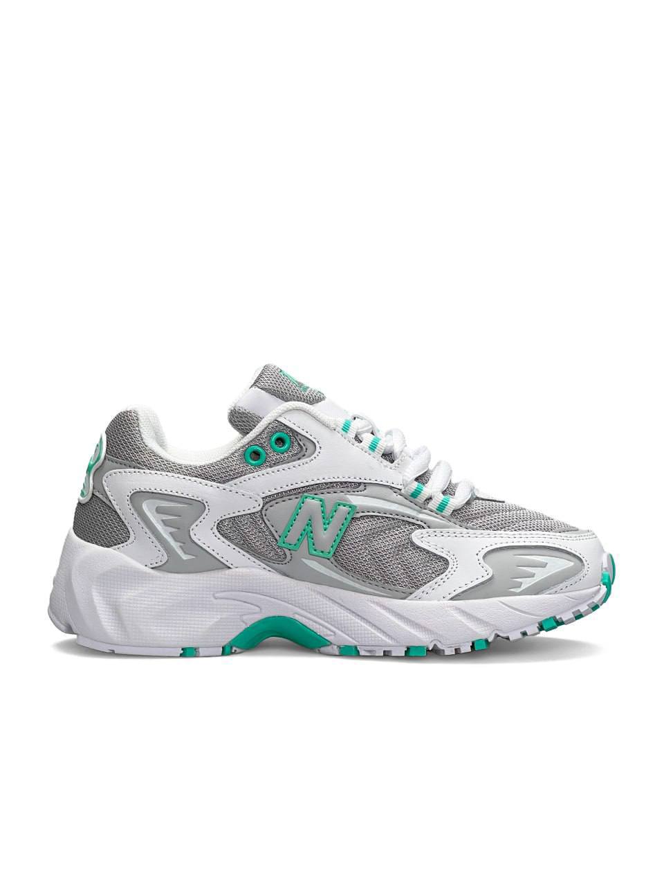 New Balance 725 White Grey Mint