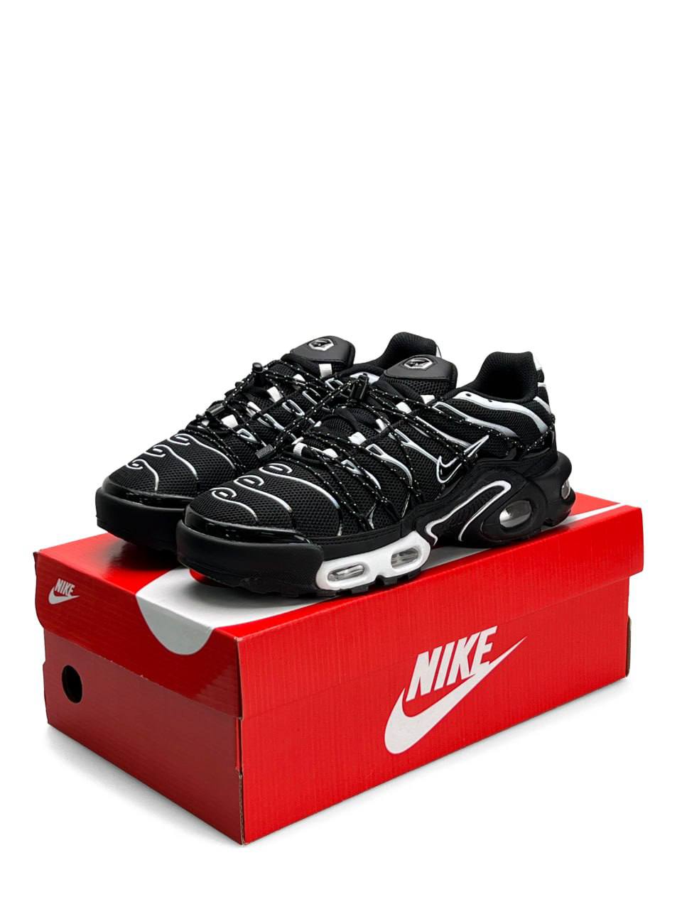 Nike Air Max Plus TN Lace Toggle White Black