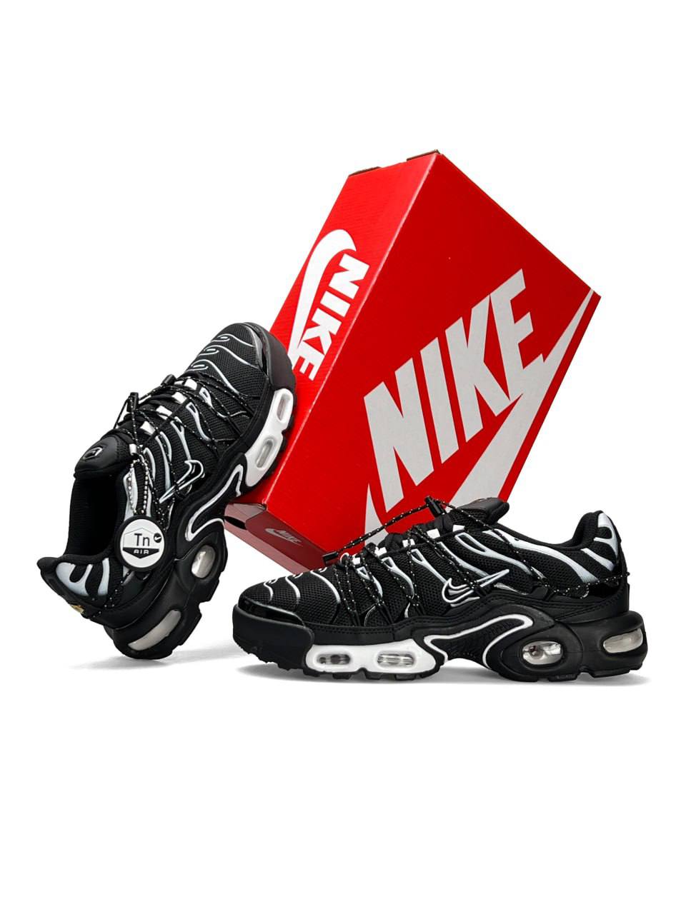 Nike Air Max Plus TN Lace Toggle White Black