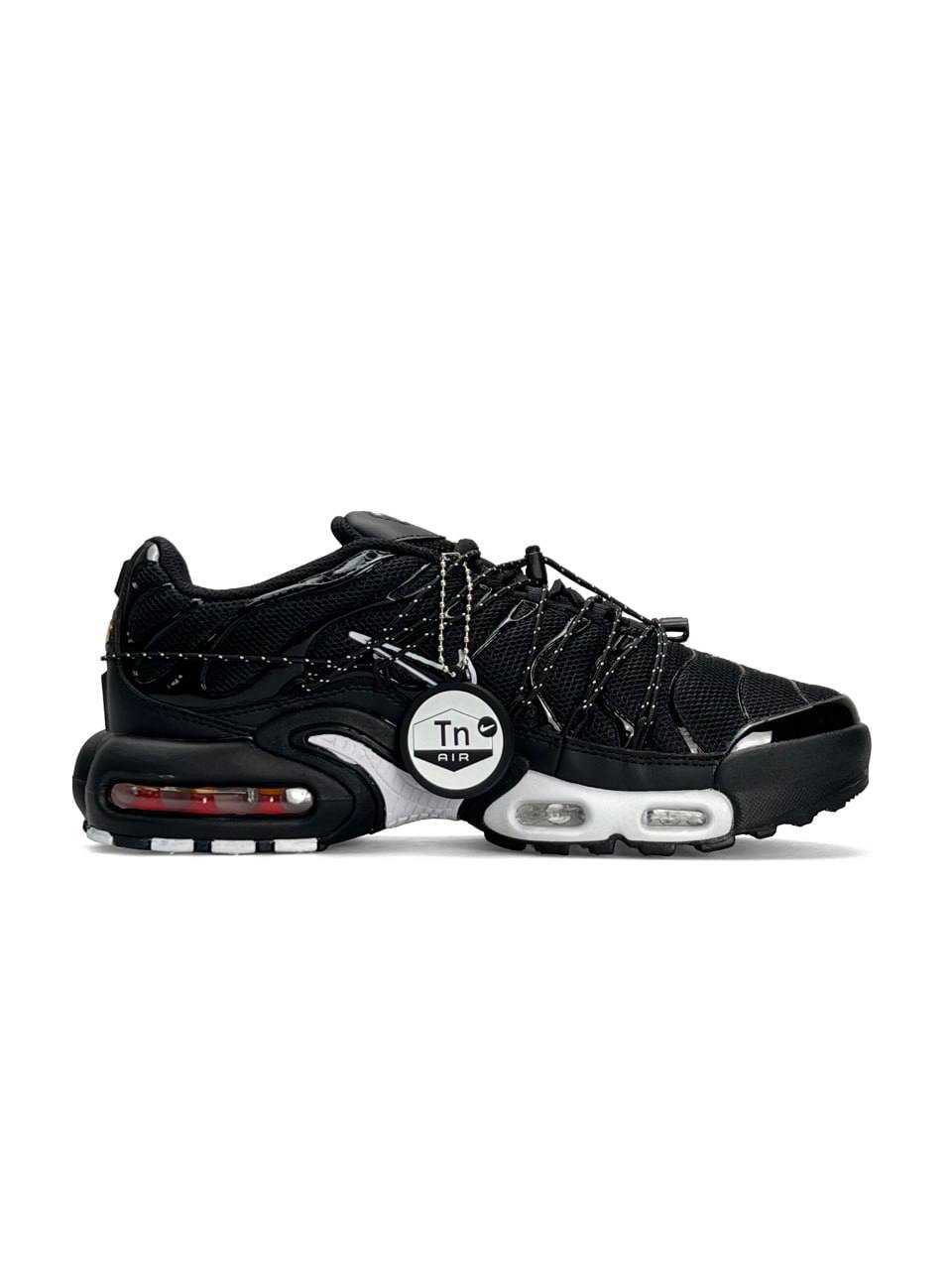 Nike Air Max Plus TN Lace Toggle Black White