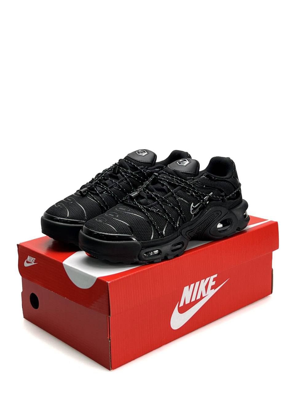 Nike Air Max Plus TN Lace Toggle Dark Grey Black