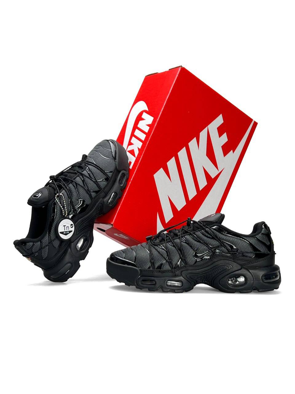 Nike Air Max Plus TN Lace Toggle Dark Grey Black