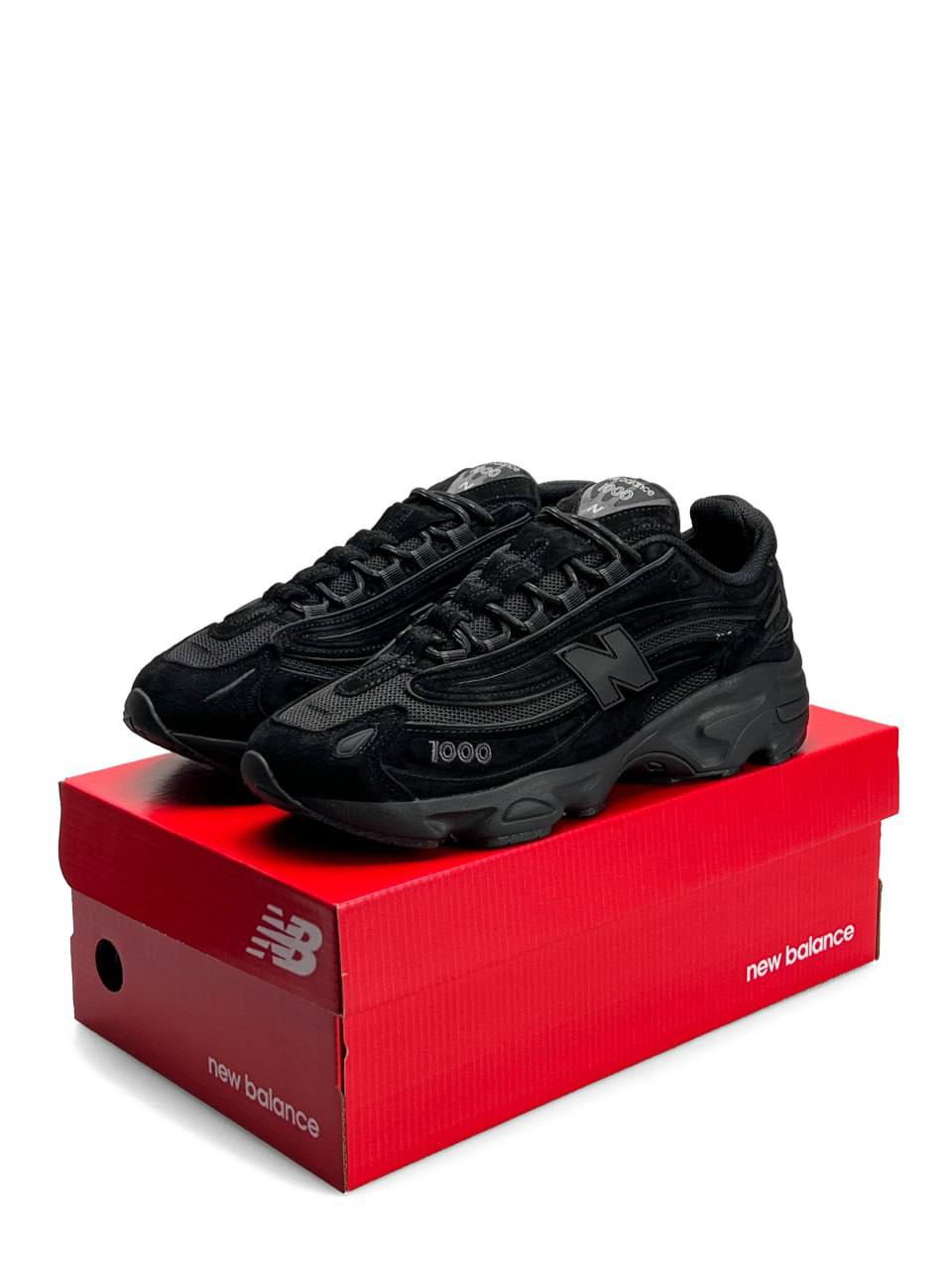 New Balance 1000 All Black Suede