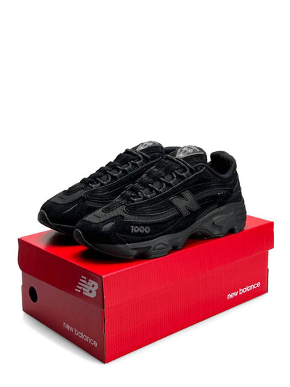 New Balance 1000 All Black Suede