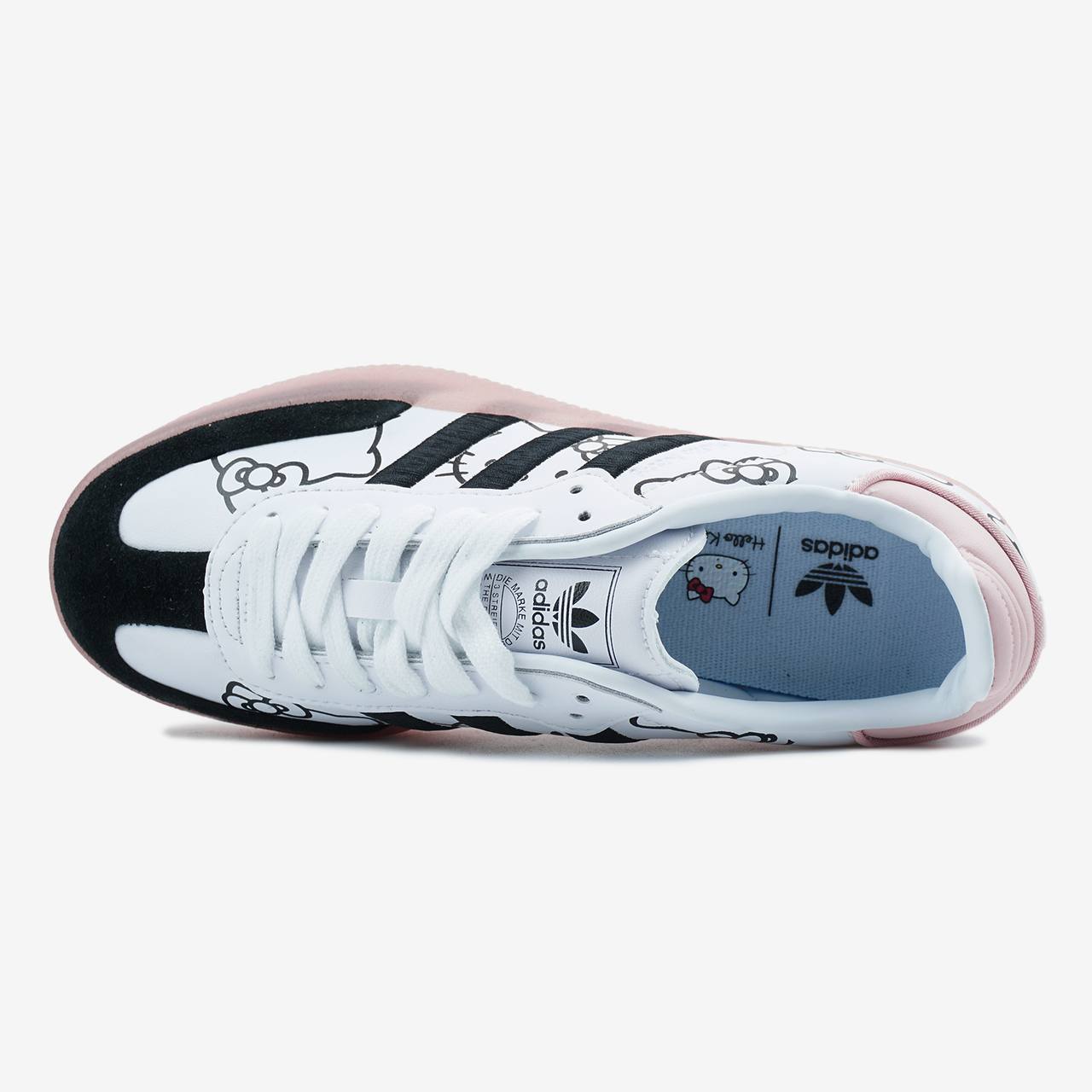 Adidas Samba XLG x Hello Kitty White Pink Black Platform
