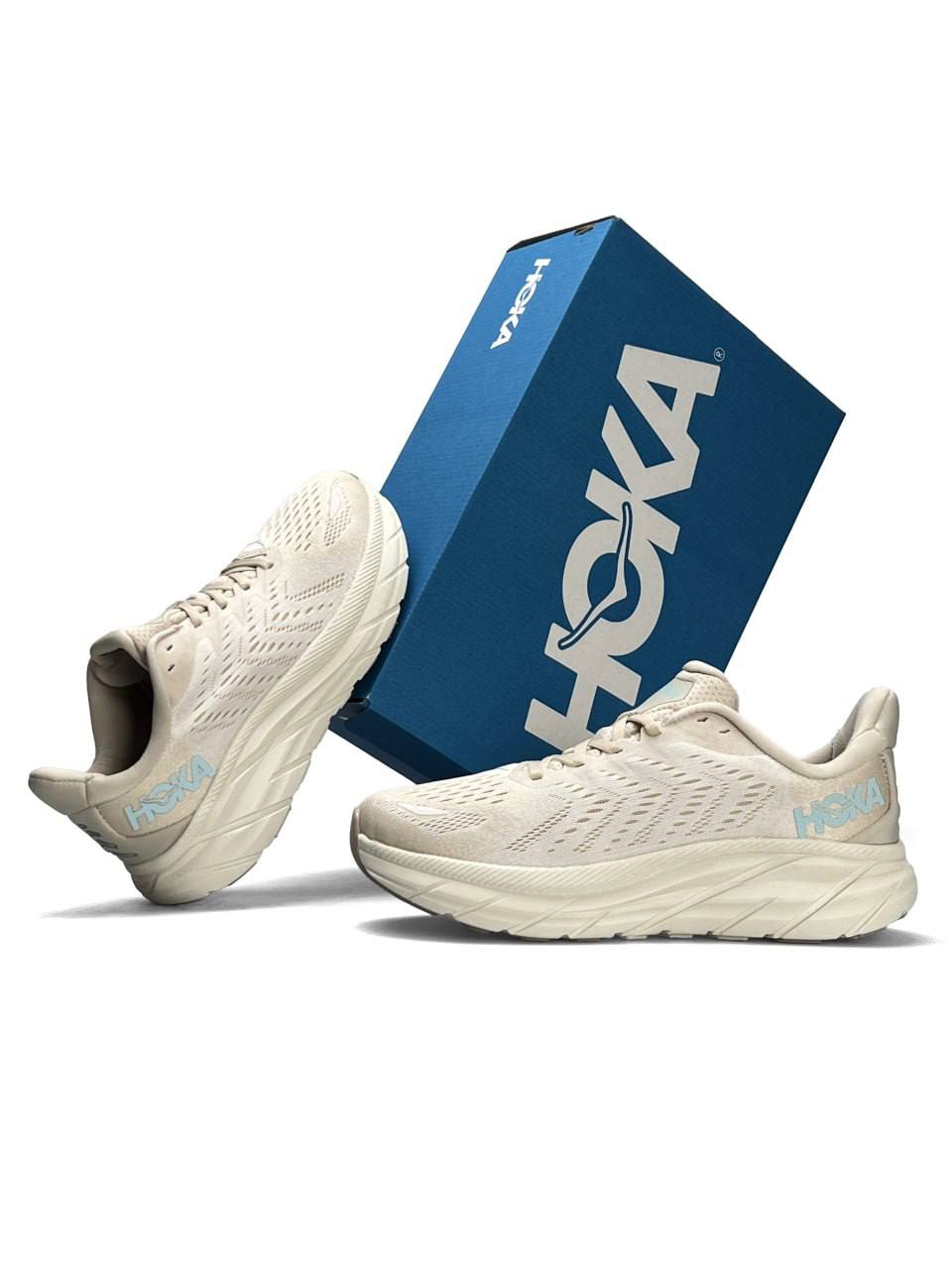 Hoka Clifton 8 Beige