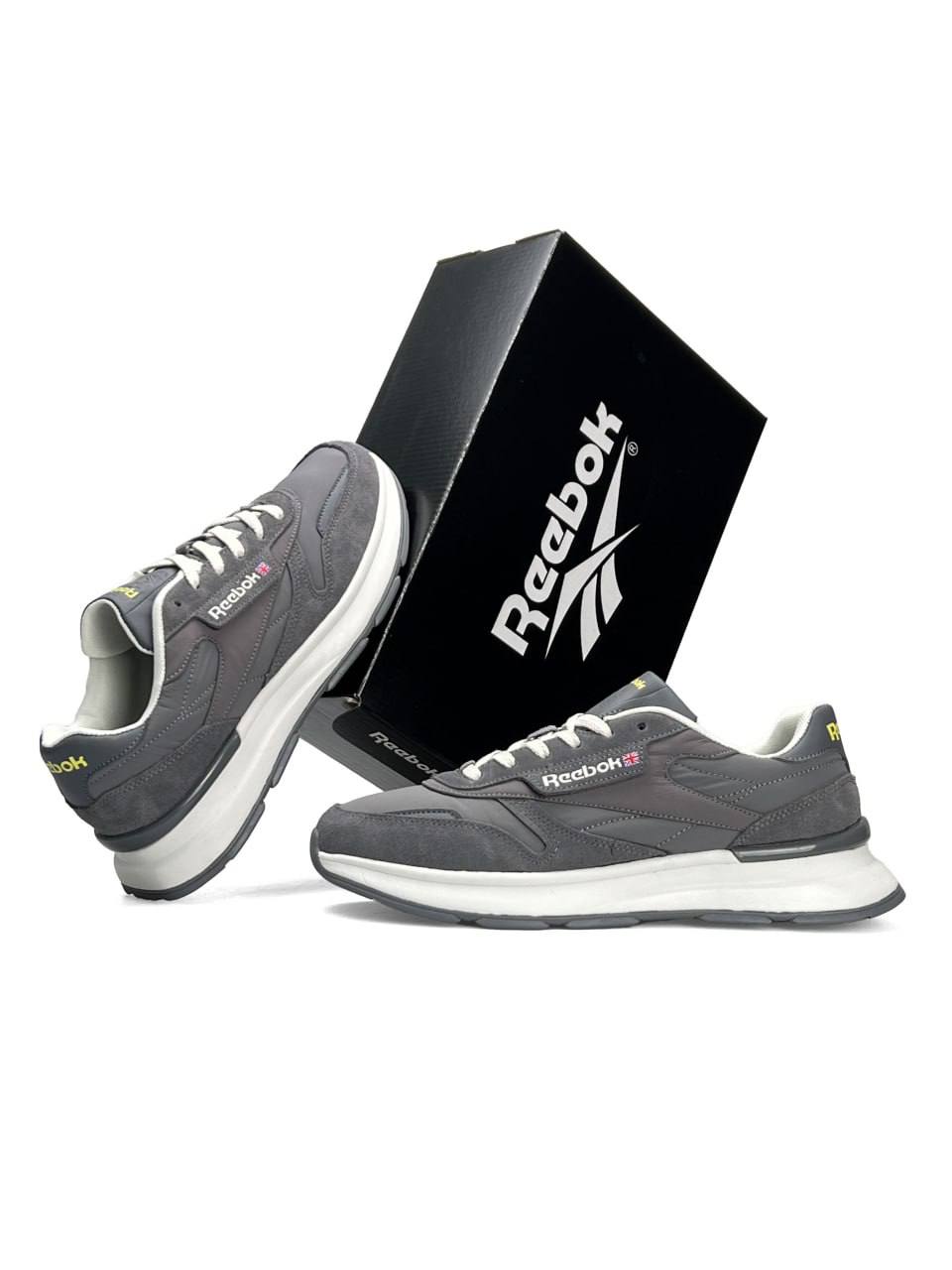 Reebok Classic Grey White Yellow