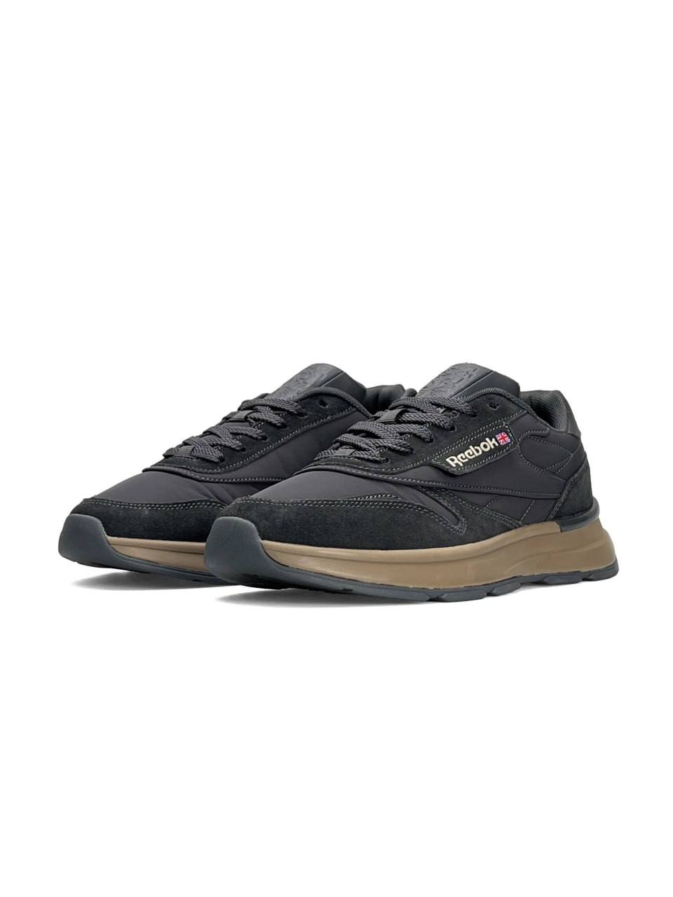 Reebok Classic Black Brown Grey