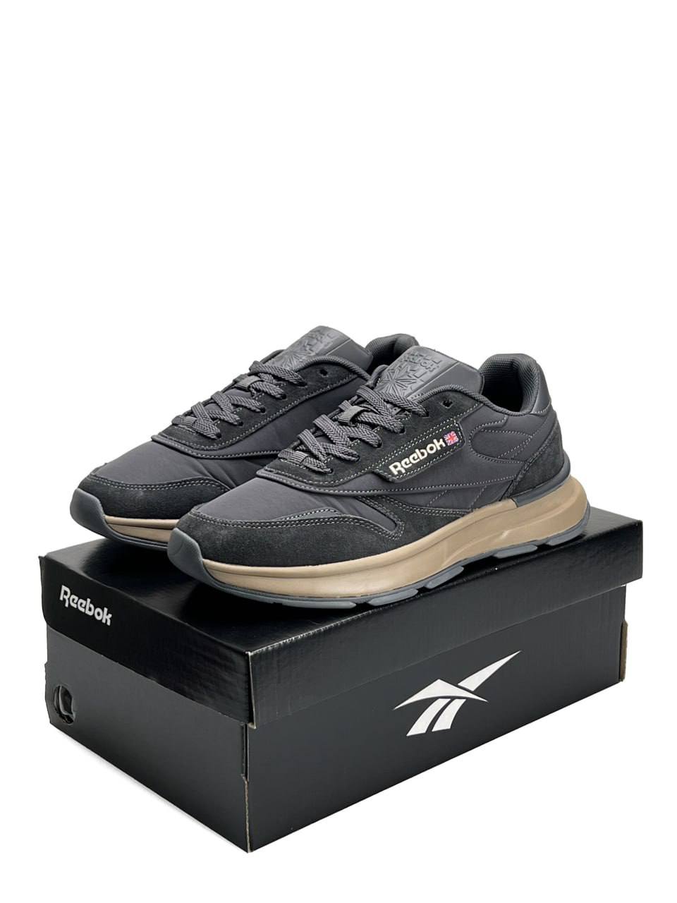 Reebok Classic Black Brown Grey