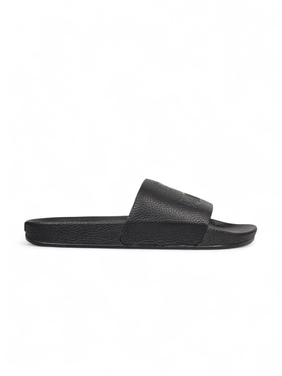 Puma Slides Leather Black