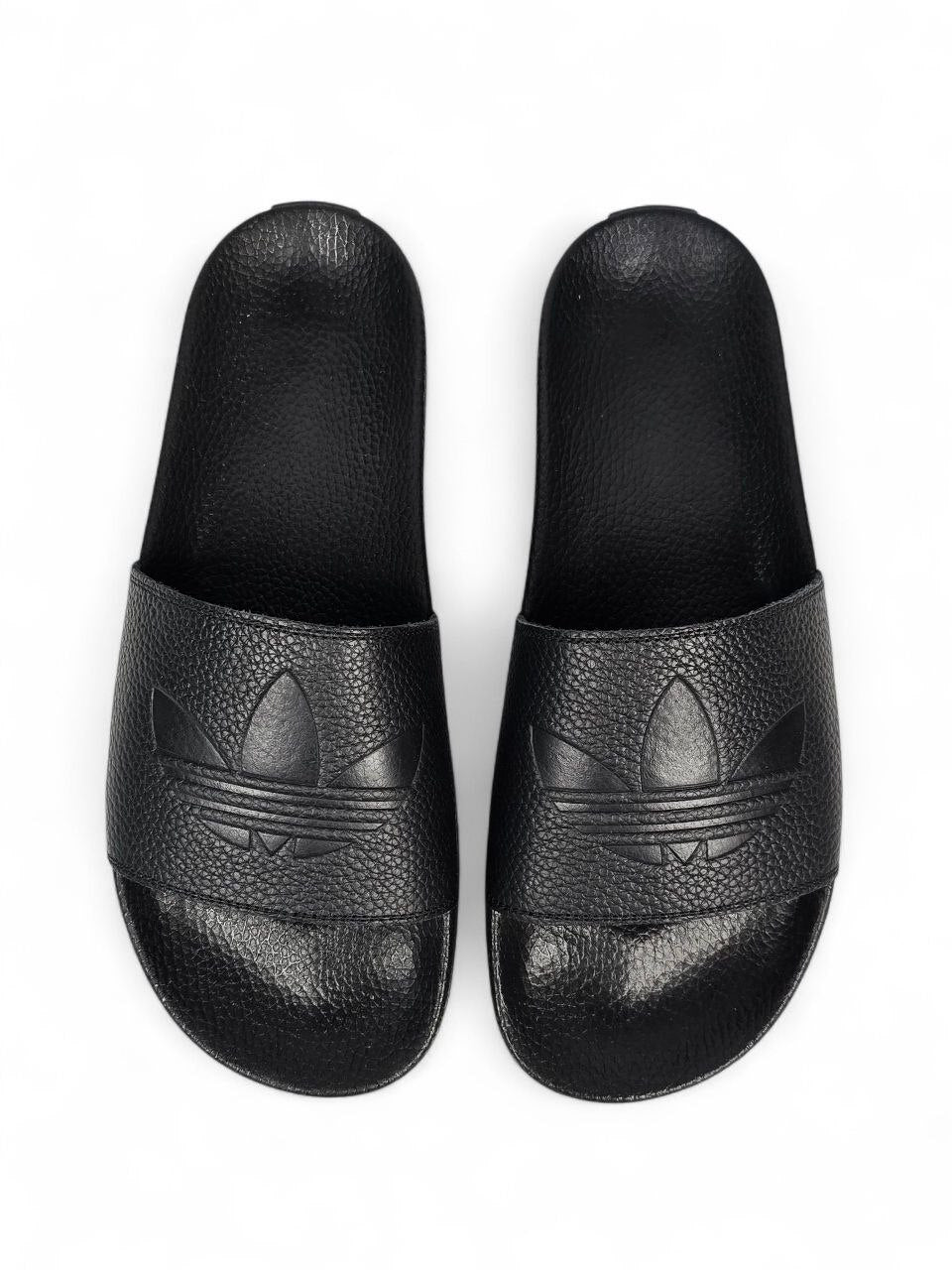 Adidas Slides Leather Black