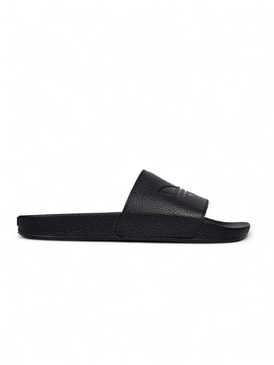 Adidas Slides Leather Black