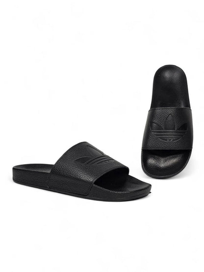 Adidas Slides Leather Black