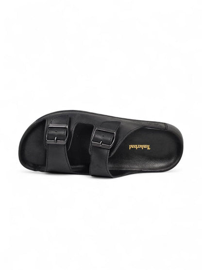 Timberland Slides Leather Black