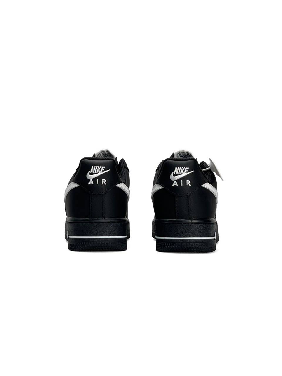 Nike Air Force 1 Low Black White / Black White Logo