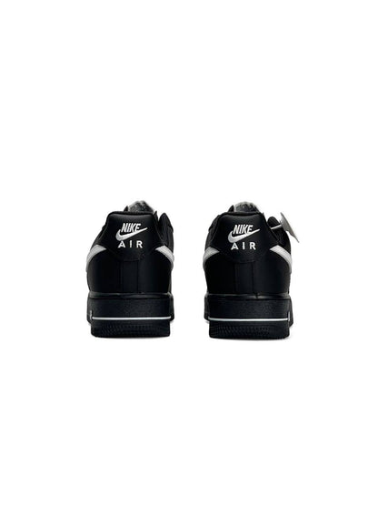 Nike Air Force 1 Low Black White / Black White Logo