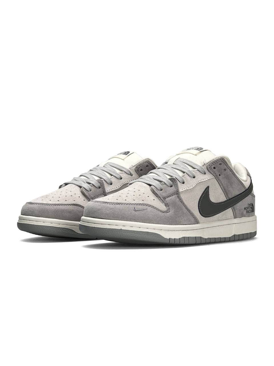 Nike SB  Dunk Low x The North Face Grey White