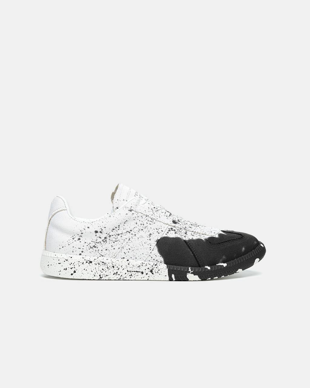 Maison Margiela Replica White Black Paint
