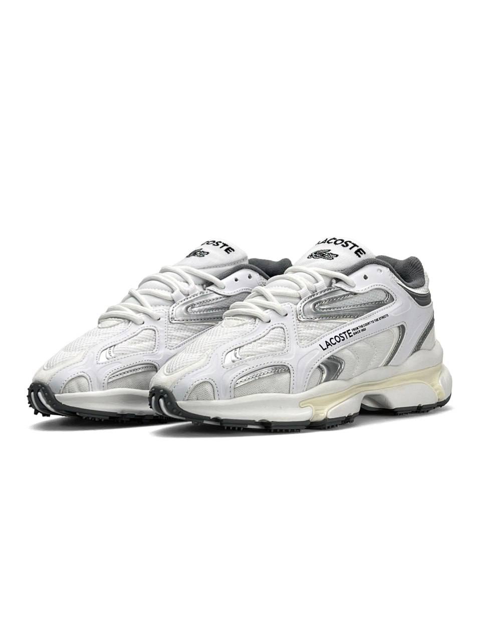 Lacoste L003 2K24 White Silver Beige