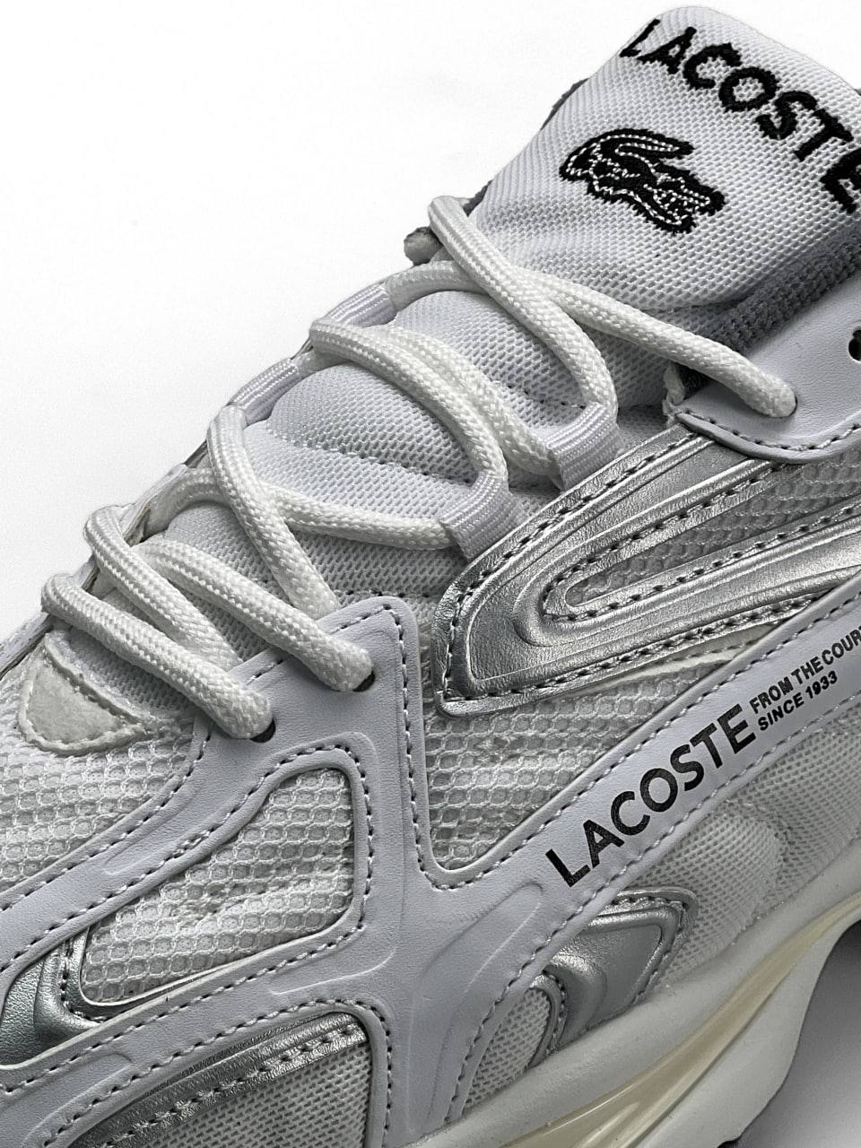 Lacoste L003 2K24 White Silver Beige