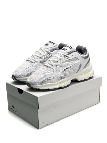 Lacoste L003 2K24 White Silver Beige
