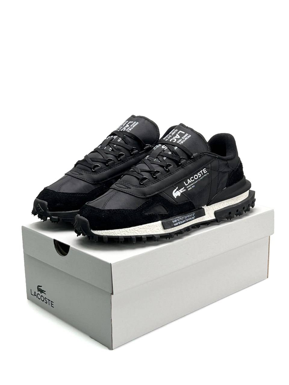 Lacoste Elite Active Black White II
