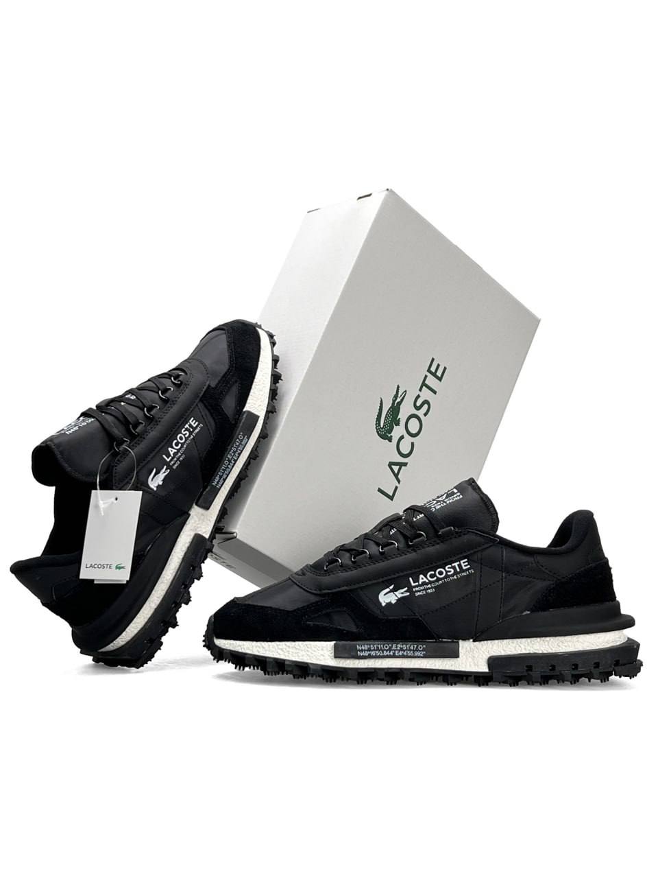 Lacoste Elite Active Black White II