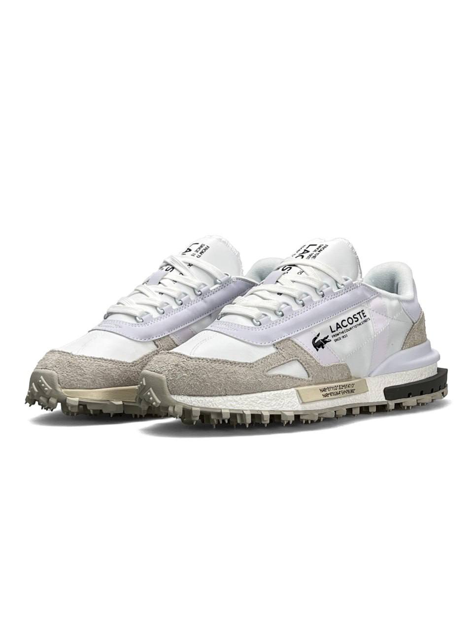 Lacoste Elite Active White Beige