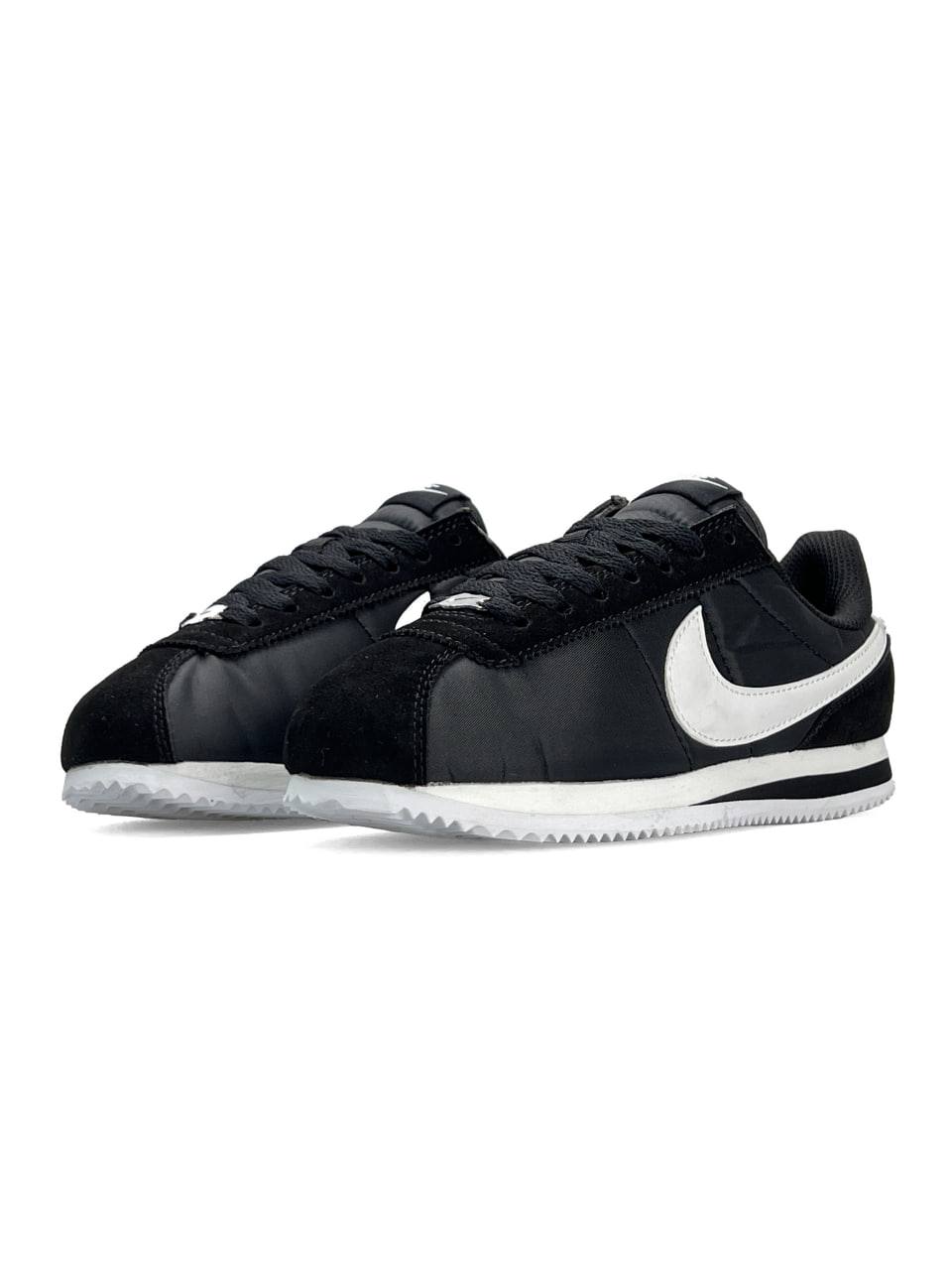 Nike Cortez Black White Suede