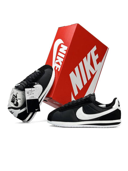 Nike Cortez Black White Suede