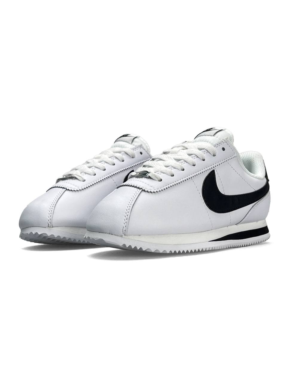 Nike Cortez White Black Logo