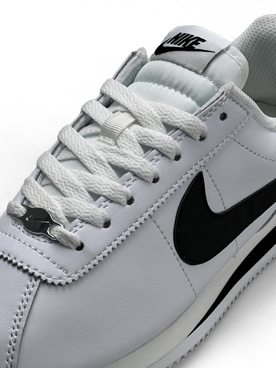 Nike Cortez White Black Logo
