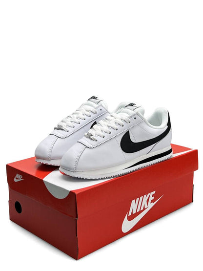 Nike Cortez White Black Logo