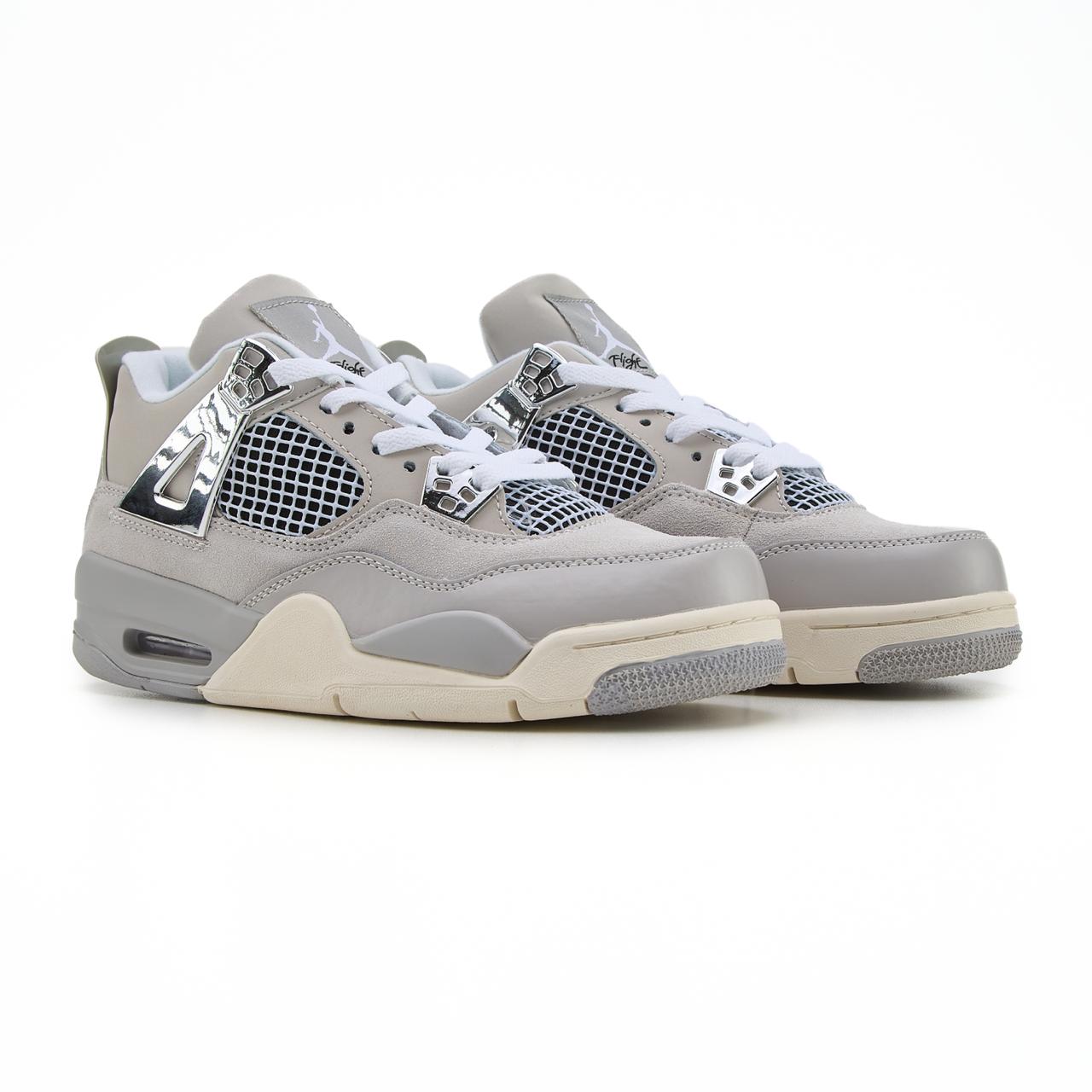 Nike Air Jordan 4 Grey Silver
