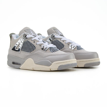 Nike Air Jordan 4 Grey Silver