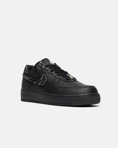 Nike Air Force 1 Low Black Molten Metal Swoosh