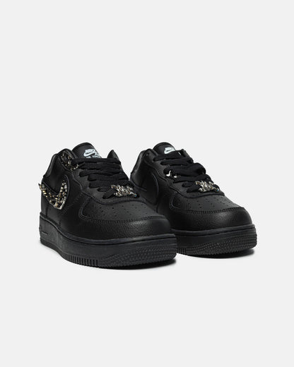 Nike Air Force 1 Low Black Molten Metal Swoosh