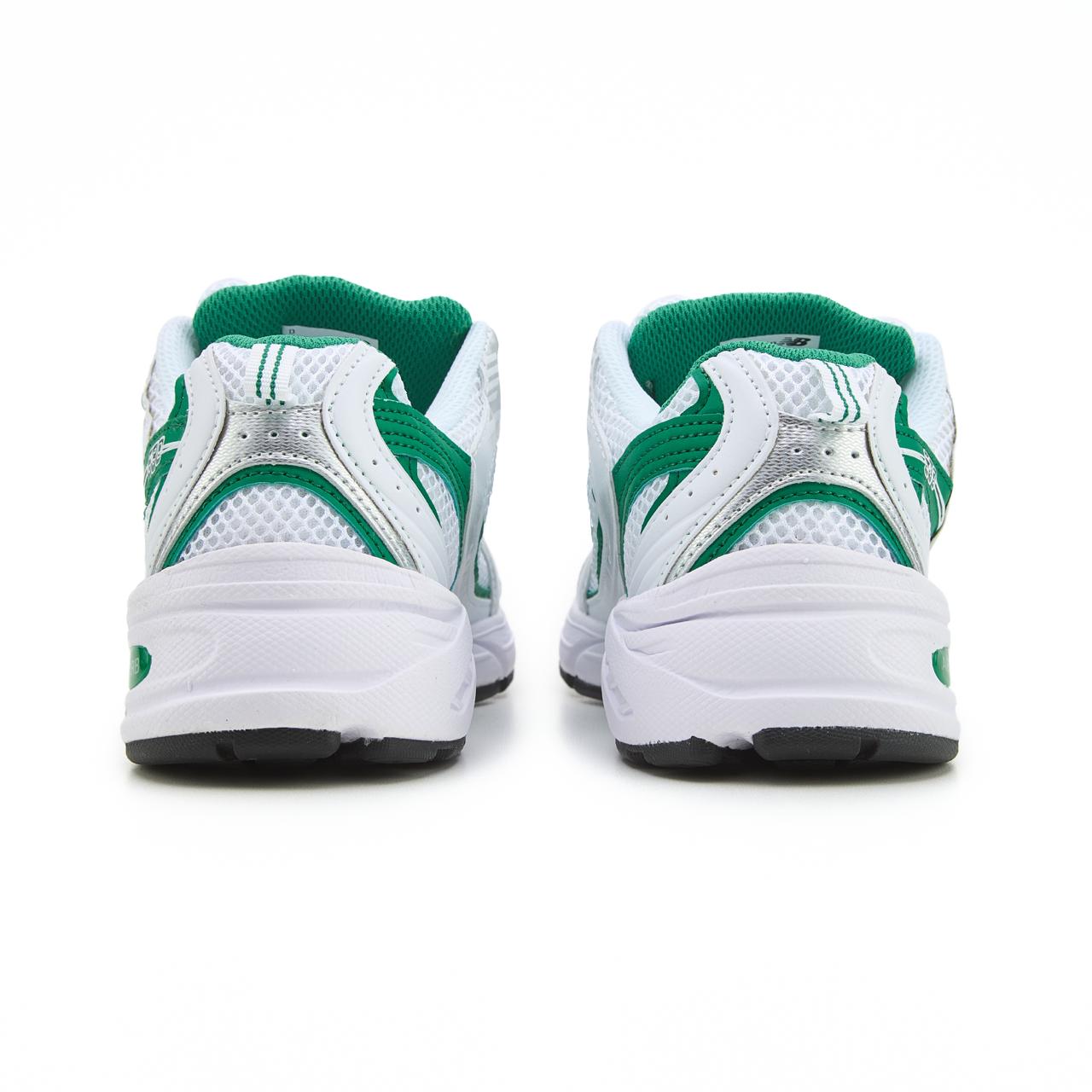 New Balance 530 White Silver Green