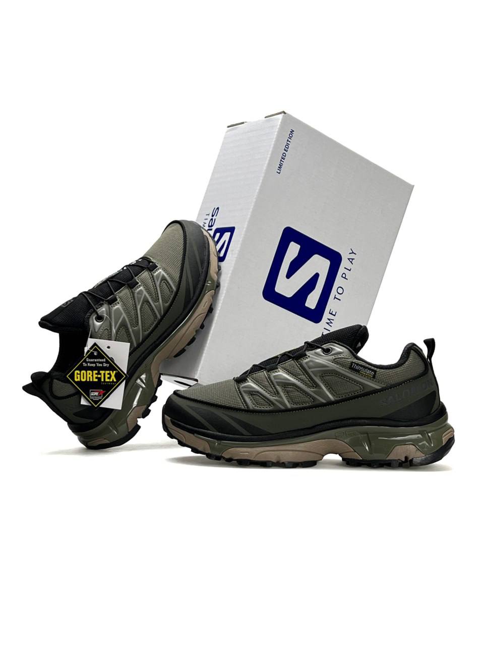 Salomon XT-6 Expanse Ltr Gore-Tex Khaki Black Beige