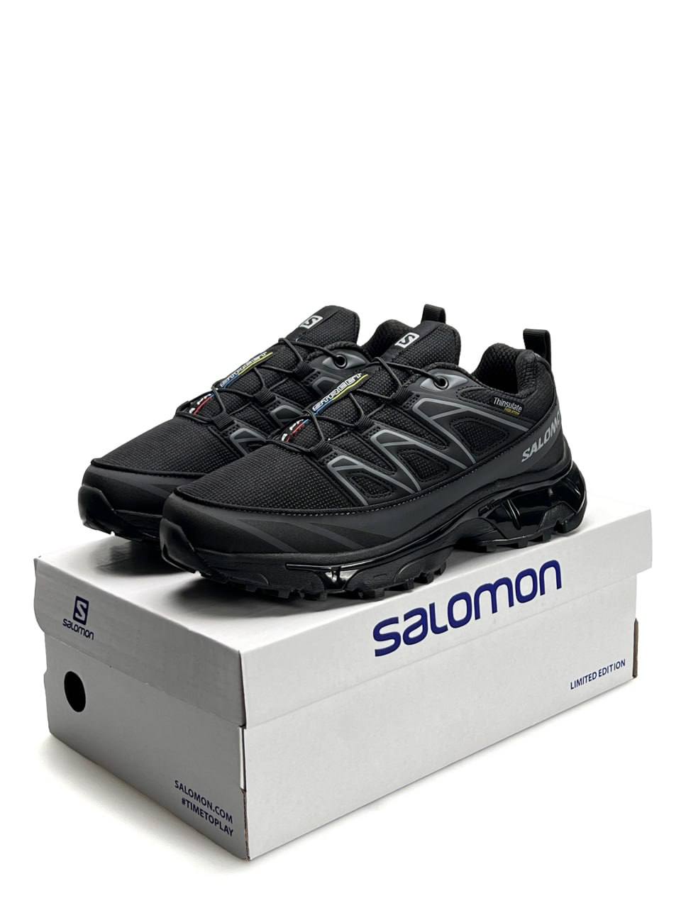 Salomon XT-6 Expanse Gore-Tex Black Silver Logo
