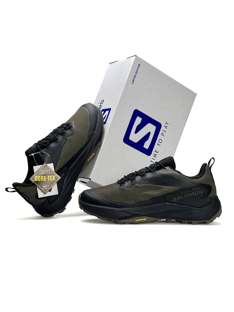 Salomon Genesis Gore-Tex Khaki Black