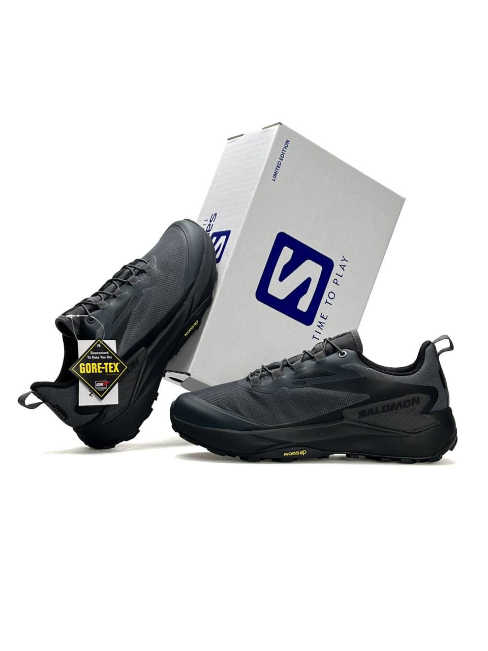 Salomon Genesis Gore-Tex Grey Black