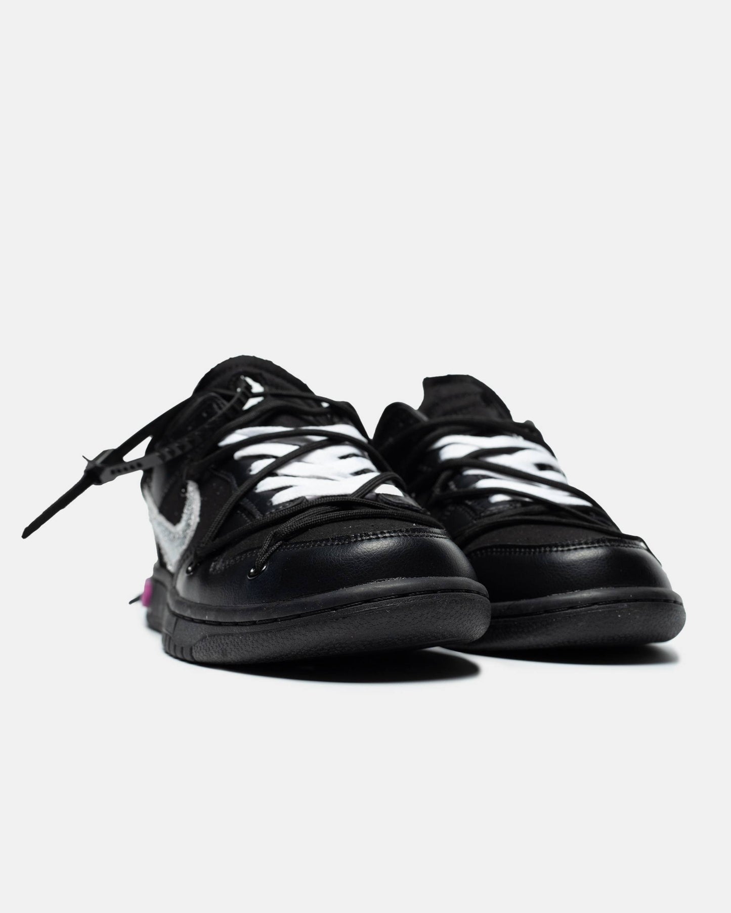 Nike Low Dunk x Off-white 50/50 Black Purple