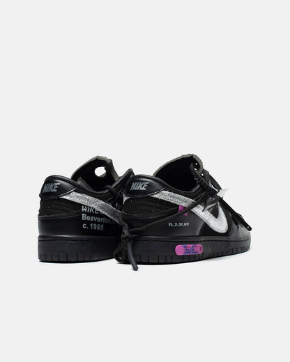 Nike Low Dunk x Off-white 50/50 Black Purple