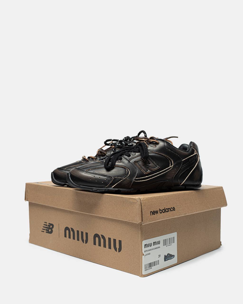 New Balance x Miu Miu 530 Black Vintage