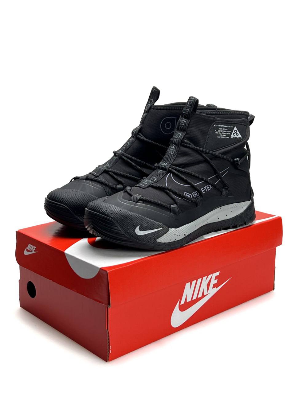 Nike ACG Air Terra Antarktik Fur Black Light Grey