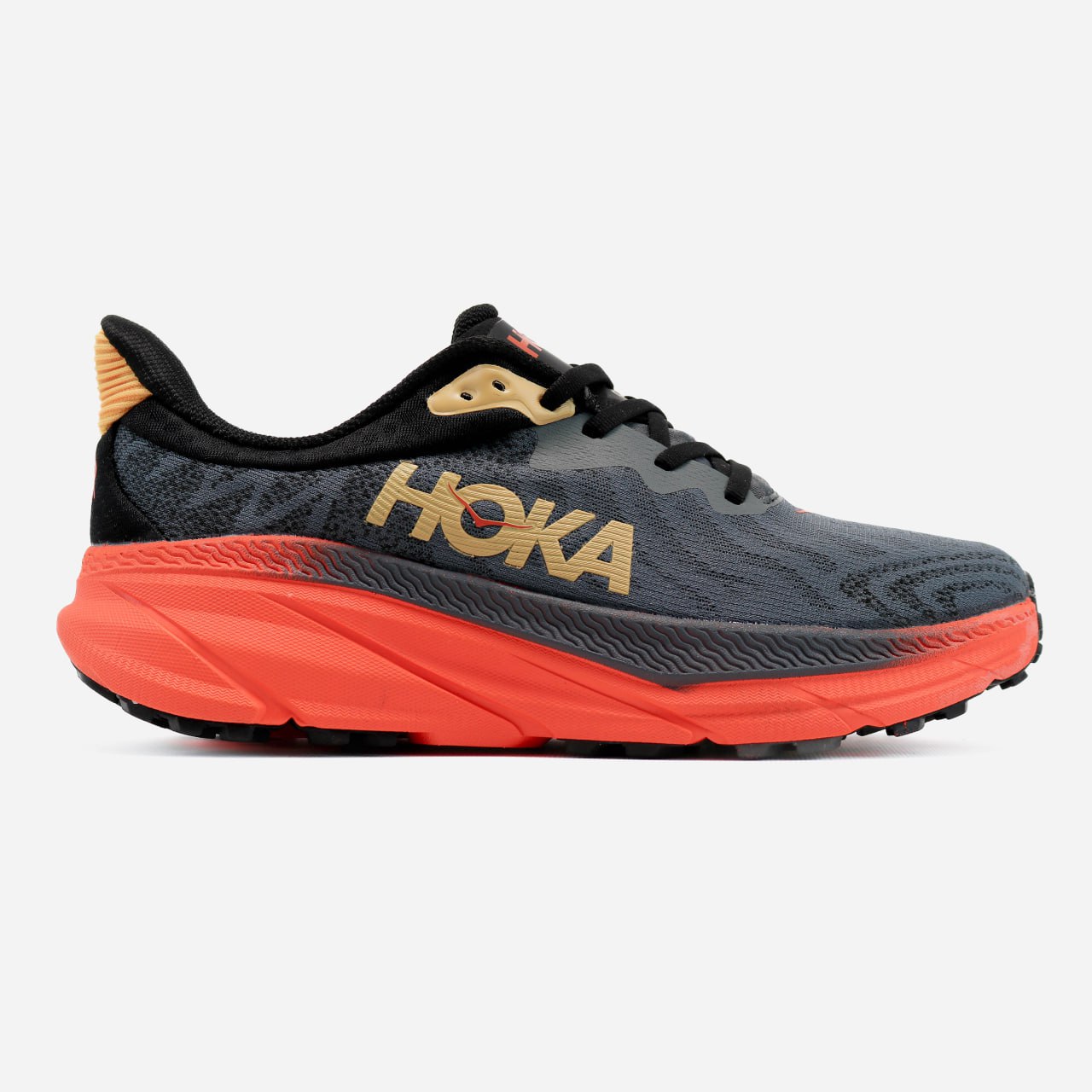 Hoka Challenger ART 7 Grey Black Yellow Orange