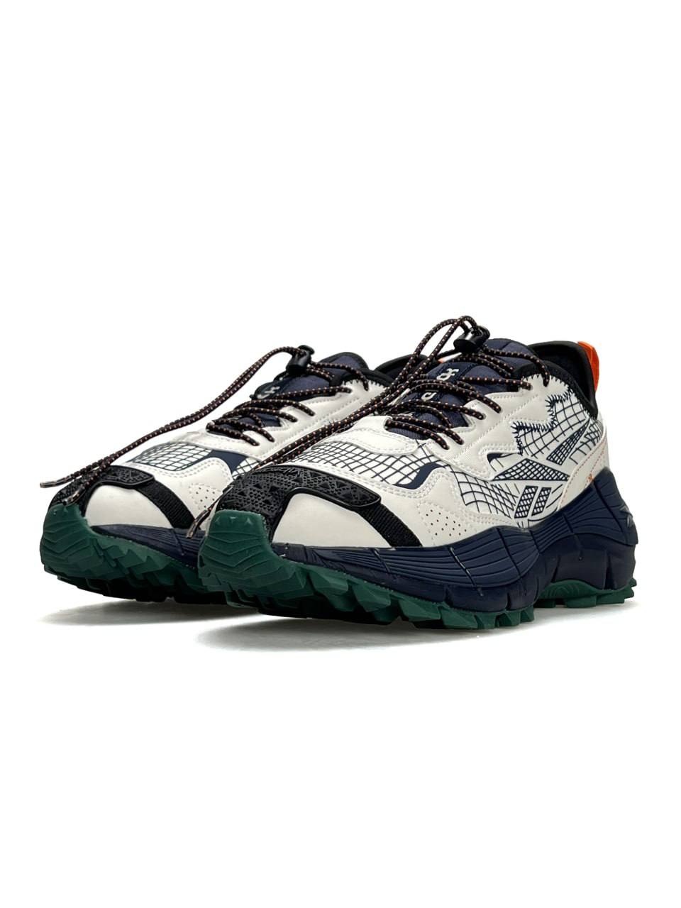 Reebok Zig Kinetica 2.5 Edge Gore-Tex Beige Navy